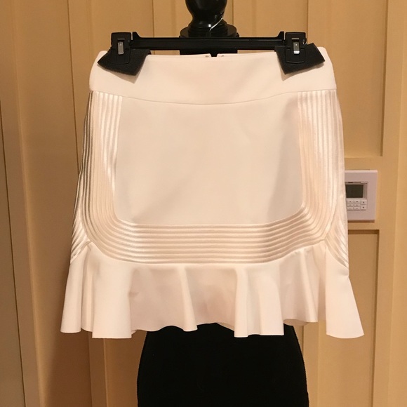 Robert Rodriguez Quorra Embroidery White Skirt 4 - Picture 2 of 6